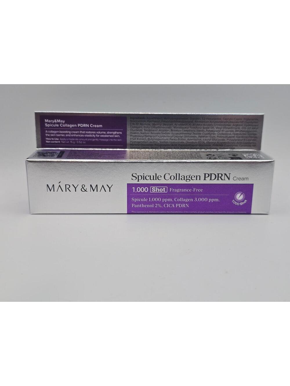Mary & May Spicule Collagen PDRN Cream 2000 Shot 15g